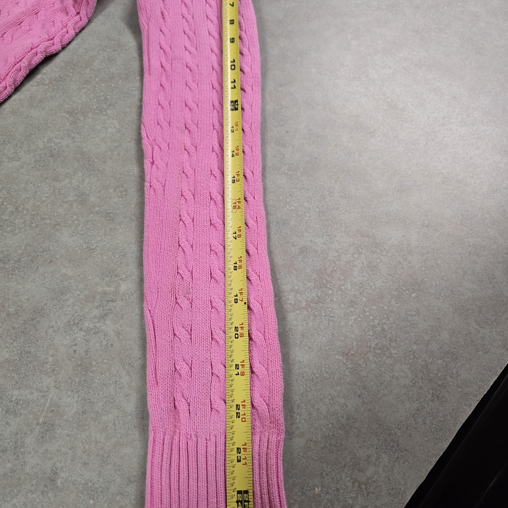 Pink Cable Knit Sweater - Picture 8 of 9